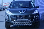 Souz-96 Решётка передняя мини 42 мм с нижней защитой PEUGEOT 4007 07-