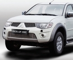 Souz-96 Решётка в бампер 16 мм - черн. заглушки MITSUBISHI L200 14-