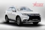 Souz-96 Решётка в бампер 16 мм - хром. заглушки MITSUBISHI Outlander/оутлендер 15-