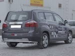 Souz-96 Защита задняя 60 мм CHEVROLET Orlando 11-