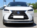 Технотек Защита передняя одинарная d-60 LEXUS NX3/X300h 14-