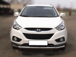 Технотек Защита передняя трубообразная d-60 с двумя подгибами HYUNDAI ix35 10-/14-