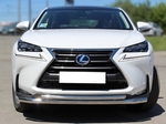 Технотек Защита передняя трубообразная двойная d-60+53 LEXUS NX3/X300h 14-