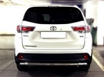 Технотек Защита заднего бампера d-60 TOYOTA Highlander 14-