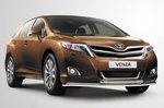 Toyota/Тойота Защита переднего бампера труба 60/42 мм двойная TOYOTA Venza 12-