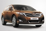 Toyota/Тойота Защита переднего бампера труба овальная 75х42 мм TOYOTA Venza 12-