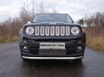 ТСС Защита передняя нижняя 60, 3 мм JEEP Renegade 15-