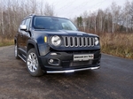 ТСС Защита передняя нижняя (с ДХО) 60,3 мм JEEP Renegade 15-